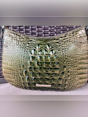 NWT Brahmin SHAYNA in MATCHA GREEN Shoulder Bag